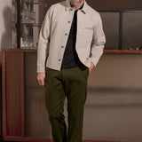 ASIR jacket eco canvas 420g cold brown