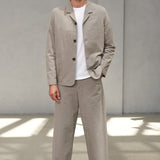 CARLO trousers eco canvas 230g dusty olive