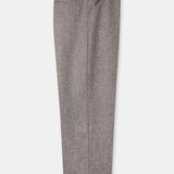CARLO trousers lambswool herringbone taupe