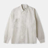 DARIO shirt tencel linen stone grey