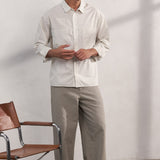 DARIO shirt tencel linen stone grey