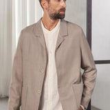 ELMAR/WABAN suit grid wool stone beige