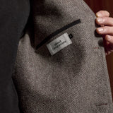 ELMAR blazer lambswool herringbone taupe
