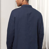 ELMAR blazer linen cold navy