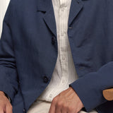 ELMAR blazer linen cold navy