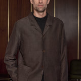 ELMAR blazer winter linen coffee