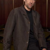 ELMAR blazer winter linen coffee