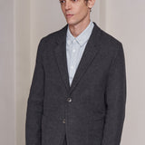 ENVER blazer eco flannel melange grey
