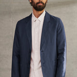 ENVER blazer linen cold navy