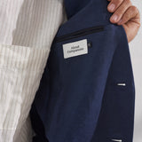 ENVER blazer linen navy