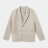 ENVER blazer linen sand