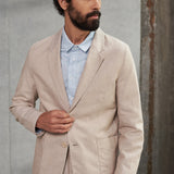 ENVER blazer linen sand