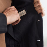 ENVER blazer winter linen black