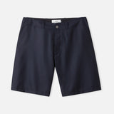 JONNY shorts eco grid wool navy