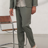 JOSTHA trousers eco cool wool olive