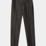 JOSTHA trousers winter linen black olive