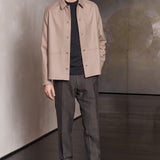 JOSTHA trousers winter linen black olive