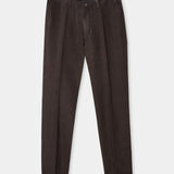 JOSTHA trousers winter linen coffee
