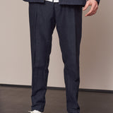 JOSTHA trousers winter linen navy