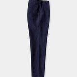 JOSTHA trousers winter linen navy