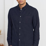 KEN shirt eco flannel deep sea navy