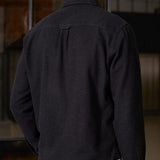 KEN shirt eco flannel melange black