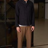 KEN shirt eco flannel melange black