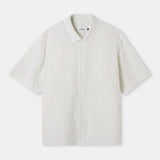 KLAAS shirt pure linen striped vintage sand