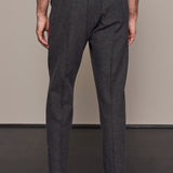 MAGNUS trousers eco flannel melange grey