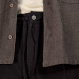 MAGNUS trousers winter linen black