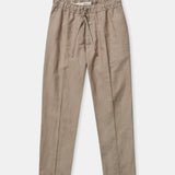 MAX trousers linen walnut