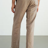 MAX trousers linen walnut