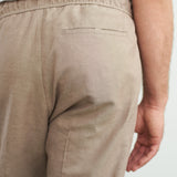 MAX trousers linen walnut