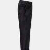 MAX trousers winter linen black
