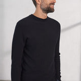 MORTEN jumper eco knotted black