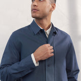 OWE overshirt tencel cold navy