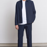 OWE overshirt tencel navy