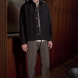 OWE overshirt winter linen black
