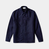 OWE overshirt winter linen navy