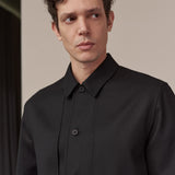 OWE overshirt wool black