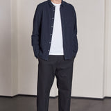 SIMON shirt eco flannel deep sea navy