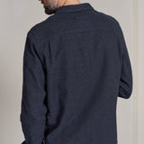SIMON shirt eco flannel deep sea navy