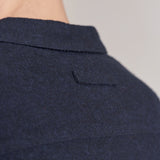 SIMON shirt eco flannel deep sea navy