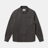 SIMON shirt eco flannel melange camel
