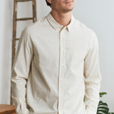 SIMON shirt eco silk ecru