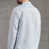 SIMON shirt linen riviera blue