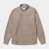 SIMON shirt linen walnut