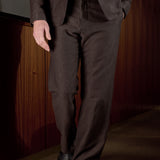 WABAN trousers winter linen coffee