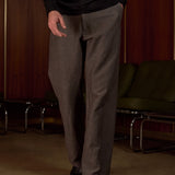 WABAN trousers winter linen coffee